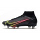 Nike Mercurial Superfly 8 Elite SG Chaussures Black x Prism - Noir Cyber