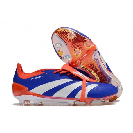 Chaussures adidas Predator Elite FT FG Bleu Blanc Rouge