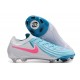 Chaussure Nike Phantom Luna 2 Elite L FG Blanc Bleu Rose