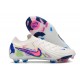 Chaussure Nike Phantom Luna 2 Elite L FG Blanc Rose Bleu