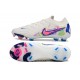 Chaussure Nike Phantom Luna 2 Elite L FG Blanc Rose Bleu
