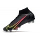 Nike Mercurial Superfly 8 Elite SG Chaussures Black x Prism - Noir Cyber