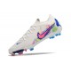 Chaussure Nike Phantom Luna 2 Elite L FG Blanc Rose Bleu