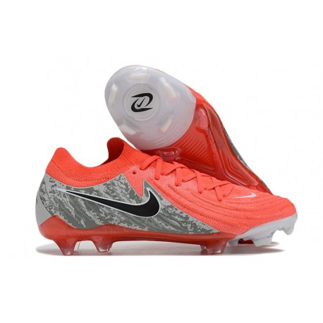 Chaussure Nike Phantom Luna 2 Elite L FG Rouge Gris Noir