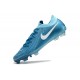 Chaussure Nike Phantom Luna 2 Elite L FG Bleu Blanc