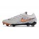 Chaussure Nike Phantom Luna 2 Elite L FG Gris Orange