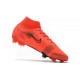 Chaussures Nike Mercurial Superfly 8 Elite FG Rouge Noir