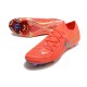 Chaussure Nike Phantom Luna 2 Elite L FG X Haaland Cramoisi Vif Blanc