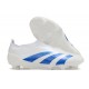 Chaussures de football adidas Predator Elite LL FG Blanc Bleu