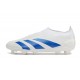 Chaussures de football adidas Predator Elite LL FG Blanc Bleu