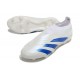 Chaussures de football adidas Predator Elite LL FG Blanc Bleu