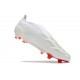 Chaussures de football adidas Predator Elite LL FG Blanc Rouge