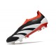 Chaussures de football adidas Predator Elite LL FG Noir Banc Rouge Solaire