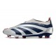Chaussures de football adidas Predator Elite LL FG Argent Noir Rouge