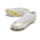 Crampons Nike Zoom Mercurial Vapor 15 Elite FG Blanc Or