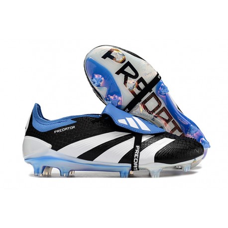 Chaussures adidas Predator Elite FT FG Noir Blanc Bleu