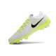 Chaussures Nike Phantom GX 2 Elite FG Blanc Noir Jaune