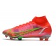 Chaussures Nike Mercurial Superfly 8 Elite FG Rubis Argent Metallique