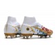 Nike Mercurial Superfly VIII Elite SG Ronaldo CR7 Blanc Or Rouge