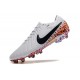 Crampons Nike Tiempo Legend X Elite FG Blanc Noir Orange
