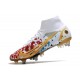 Nike Mercurial Superfly VIII Elite SG Ronaldo CR7 Blanc Or Rouge