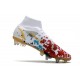 Nike Mercurial Superfly VIII Elite SG Ronaldo CR7 Blanc Or Rouge