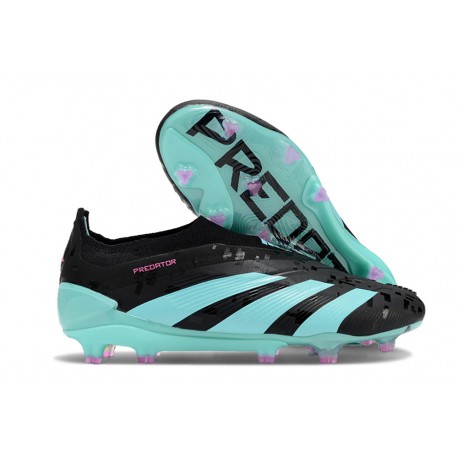 Chaussures de football adidas Predator Elite LL FG Noir Bleu