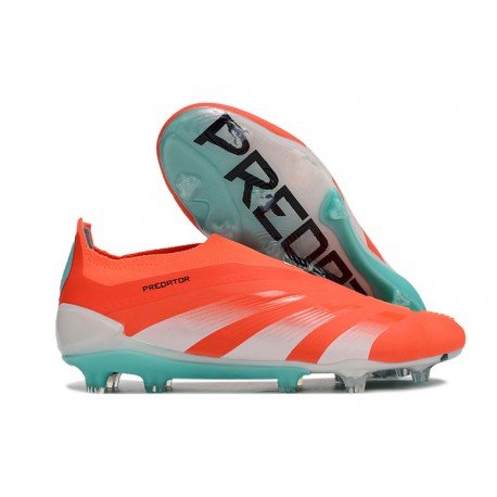 Chaussures de football adidas Predator Elite LL FG Rouge Blanc Bleu