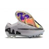 Crampons Nike Zoom Mercurial Vapor 15 Elite FG Gris Atmosphere Noir