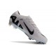 Crampons Nike Zoom Mercurial Vapor 15 Elite FG Gris Atmosphere Noir