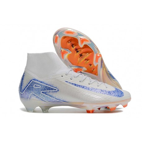Nike Air Zoom Mercurial Superfly X Elite FG Blueprint FG Blanc Bleu