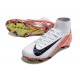 Nike Air Zoom Mercurial Superfly X Elite FG Blanc Orange Noir