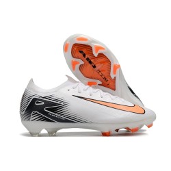 Nike Zoom Mercurial Vapor XVI Elite FG Blanc Noir Orange