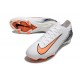Nike Zoom Mercurial Vapor XVI Elite FG Blanc Noir Orange