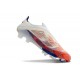 Crampons adidas F50+ LL FG Advancement – Blanc Rouge Bleu