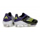 Crampons adidas F50+ LL FG Fast Reborn – Violet Blanc Lucid Lemon