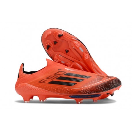 Crampons adidas F50+ LL FG Rouge Noir