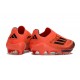 Crampons adidas F50+ LL FG Rouge Noir