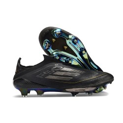 Crampons adidas F50+ LL FG Dark Spark – Noir Argenté Doré