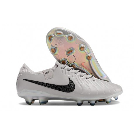 Crampons Nike Tiempo Legend X Elite FG Gris Atmosphère Noir