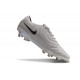 Crampons Nike Tiempo Legend X Elite FG Gris Atmosphère Noir
