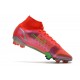 Chaussures Nike Mercurial Superfly 8 Elite FG Rubis Argent Metallique