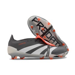adidas Predator 24 Elite Foldover Tongue FG Noir Blanc Rouge