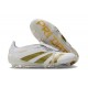 adidas Predator 24 Elite Foldover Tongue FG Blanc Ftwr Or Métallique 