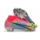 Chaussures Nike Mercurial Superfly 8 Elite FG Rose Bleu Jaune