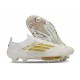 Nouvelle adidas F50+ Elite FG Day Spark - Blanc Doré Blanc