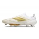 Nouvelle adidas F50+ Elite FG Day Spark - Blanc Doré Blanc