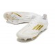 Nouvelle adidas F50+ Elite FG Day Spark - Blanc Doré Blanc