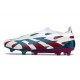 Chaussures de football adidas Predator Elite LL FG Blanc Rouge Bleu