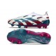 Chaussures de football adidas Predator Elite LL FG Blanc Rouge Bleu